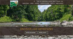 Desktop Screenshot of lakemetroparks.com